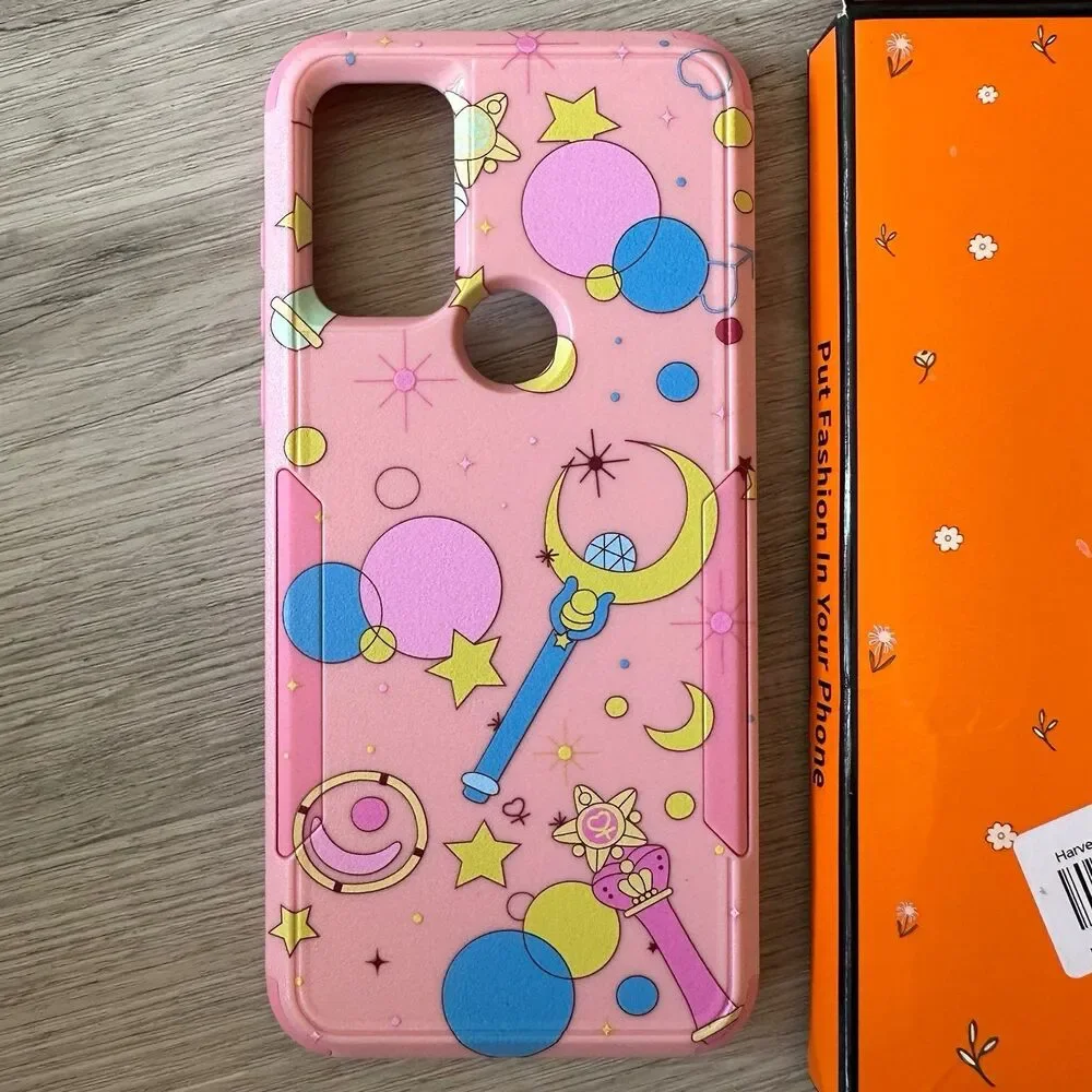 Pink Wand Phone Case for Moto G Power 2022 Sailor Moon